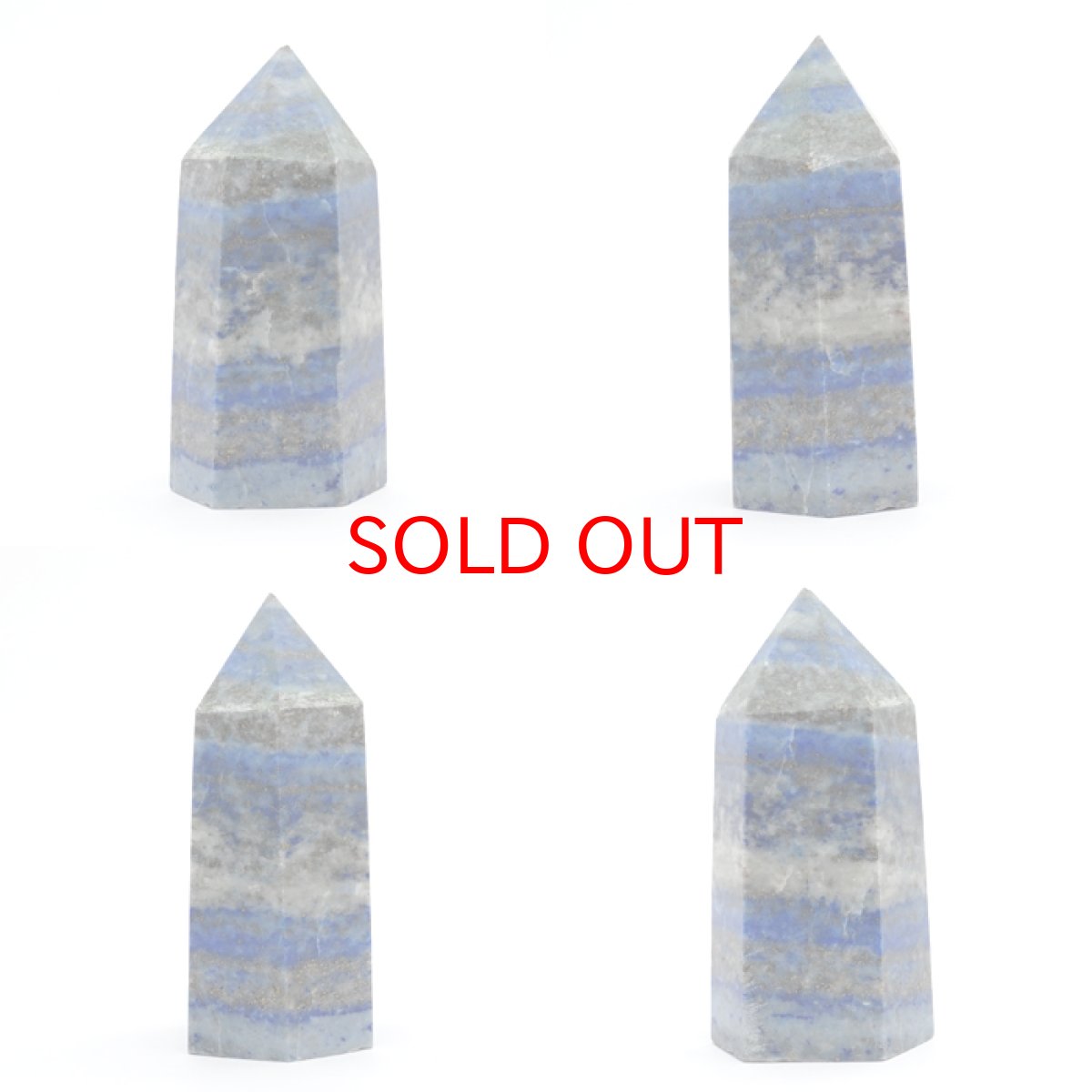 画像2: ラピスラズリ ポイント 原石 六角柱 【 一点もの 】アフガニスタン産 lapislazuli  青金石 浄化 空間 リフレッシュ パワーチャージ  天然石 パワーストーン カラーストーン (2)