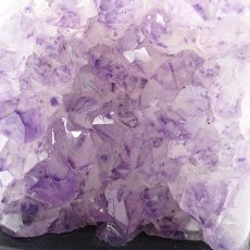 画像6: 【一点もの】アメジストクラスター 原石 《ライト内蔵》 ブラジル産 amethyst レア 浄化 風水 置き物 天然石 パワーストーン 【送料無料】 カラーストーン (6)