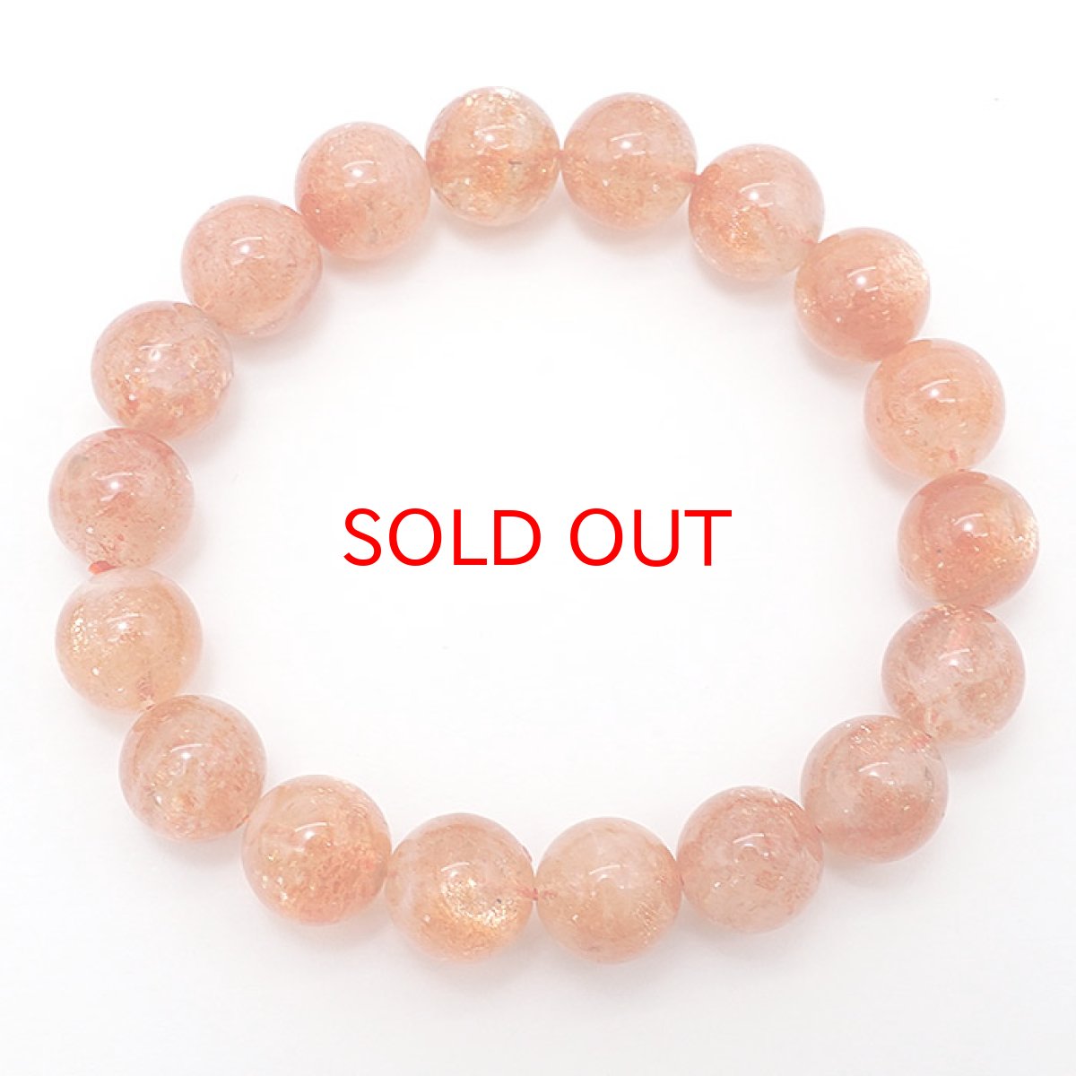 画像4: 【20%OFFセール】 天然石 サンストーン ブレスレット 11mm インド産【 一点もの 】サンストーンブレスレット 太陽 パワーストーン お守り 浄化 カラーストーン (4)