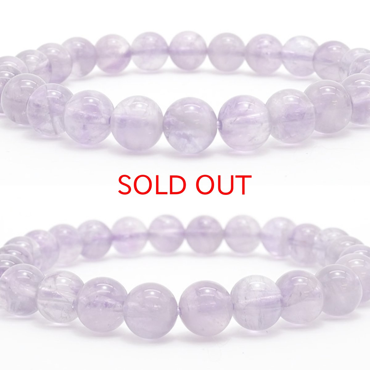 画像2: 【日本の石】 群馬アメジスト 8mm玉ブレスレット 群馬県 パワーストーン 天然石 カラーストーン　アメジスト (2)