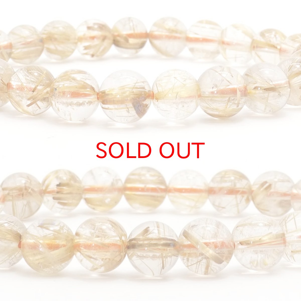 画像8: 【 一点もの 】 ゴールドルチルクォーツ ブレスレット 7mm ブラジル産 ルチル goldrutil ゴールド 金紅石入り水晶 黄金色 天然石 パワーストーン カラーストーン (8)