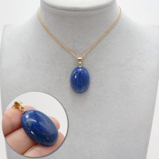 画像7: 【 一点もの 】 ラピスラズリ ペンダントトップ アフガニスタン産 日本製 Lapis lazuli 9月 12月 誕生石 ネックレス お守り 浄化 送料無料 天然石 パワーストーン カラーストーン (7)