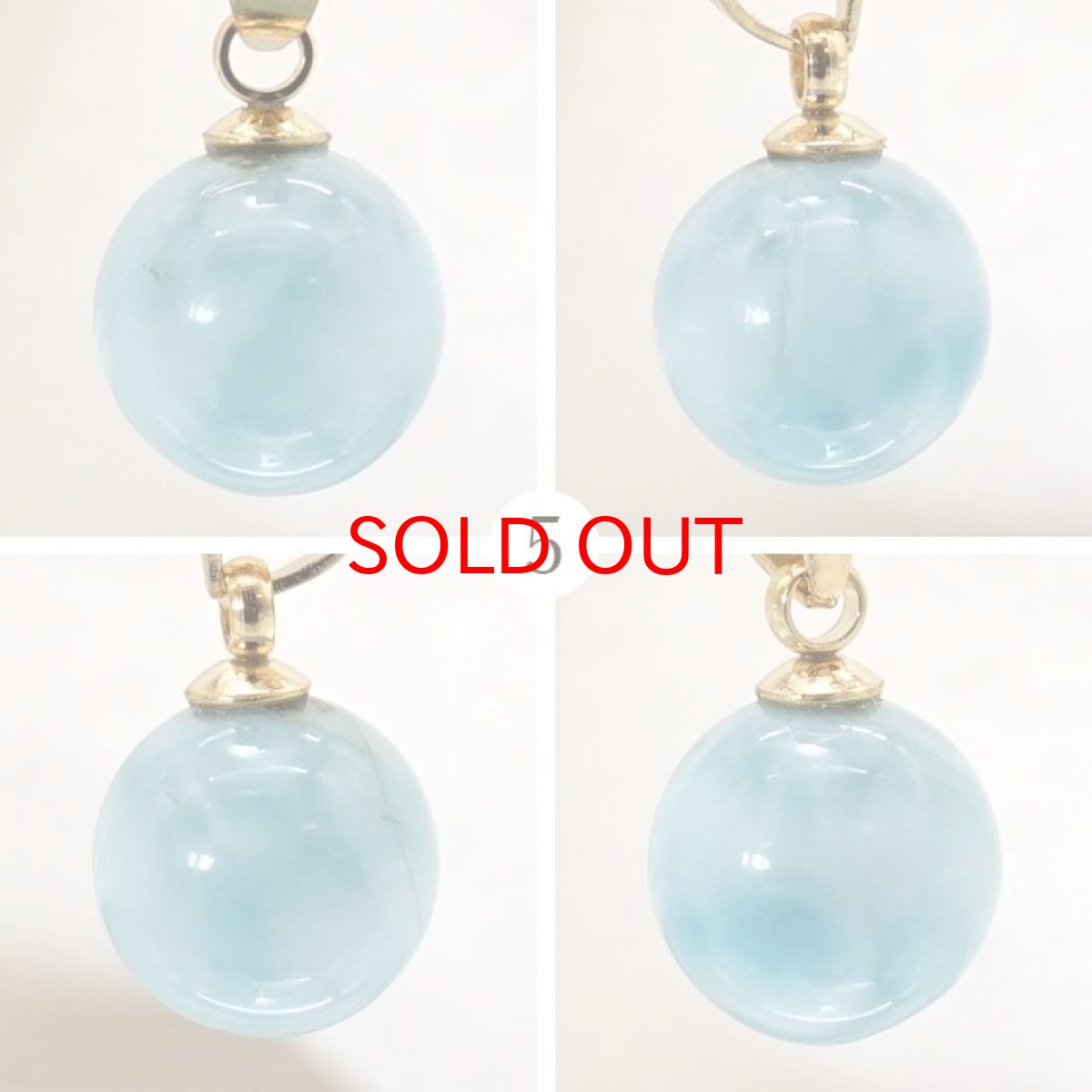 画像6: 【 一点もの 】 ラリマー ペンダントトップ ドミニカ産 日本製 Larimar ブルー・ペクトライト ネックレス お守り 浄化 天然石 パワーストーン カラーストーン (6)