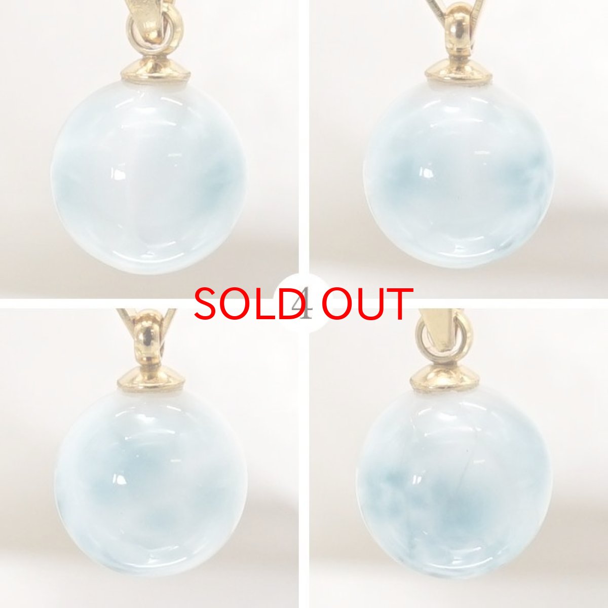 画像5: 【 一点もの 】 ラリマー ペンダントトップ ドミニカ産 日本製 Larimar ブルー・ペクトライト ネックレス お守り 浄化 天然石 パワーストーン カラーストーン (5)