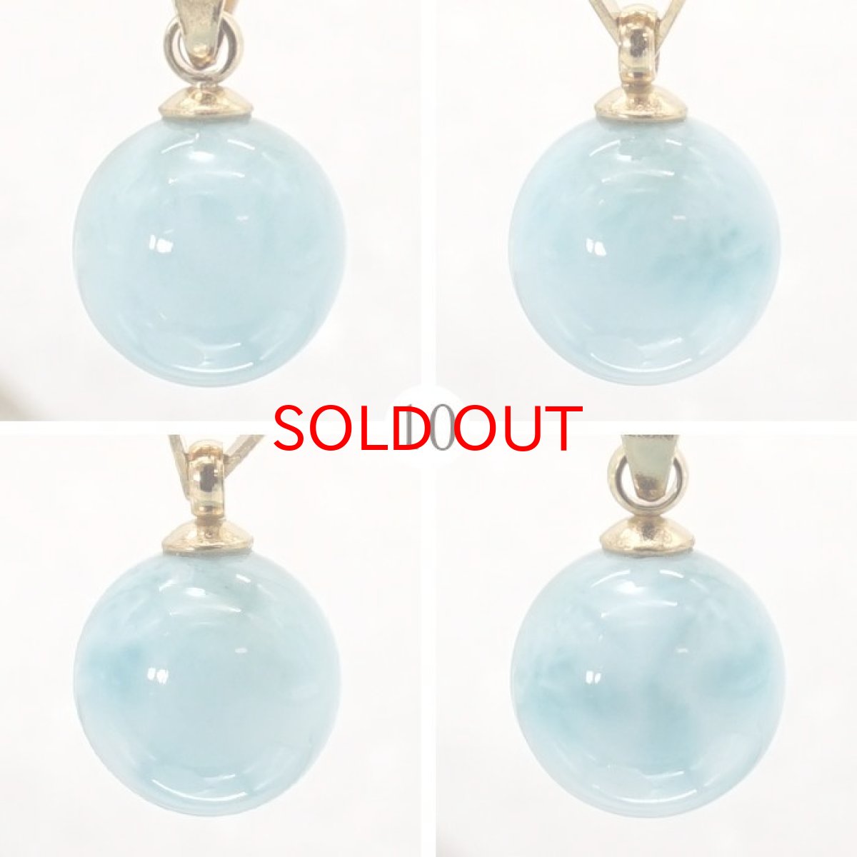 画像11: 【 一点もの 】 ラリマー ペンダントトップ ドミニカ産 日本製 Larimar ブルー・ペクトライト ネックレス お守り 浄化 天然石 パワーストーン カラーストーン (11)