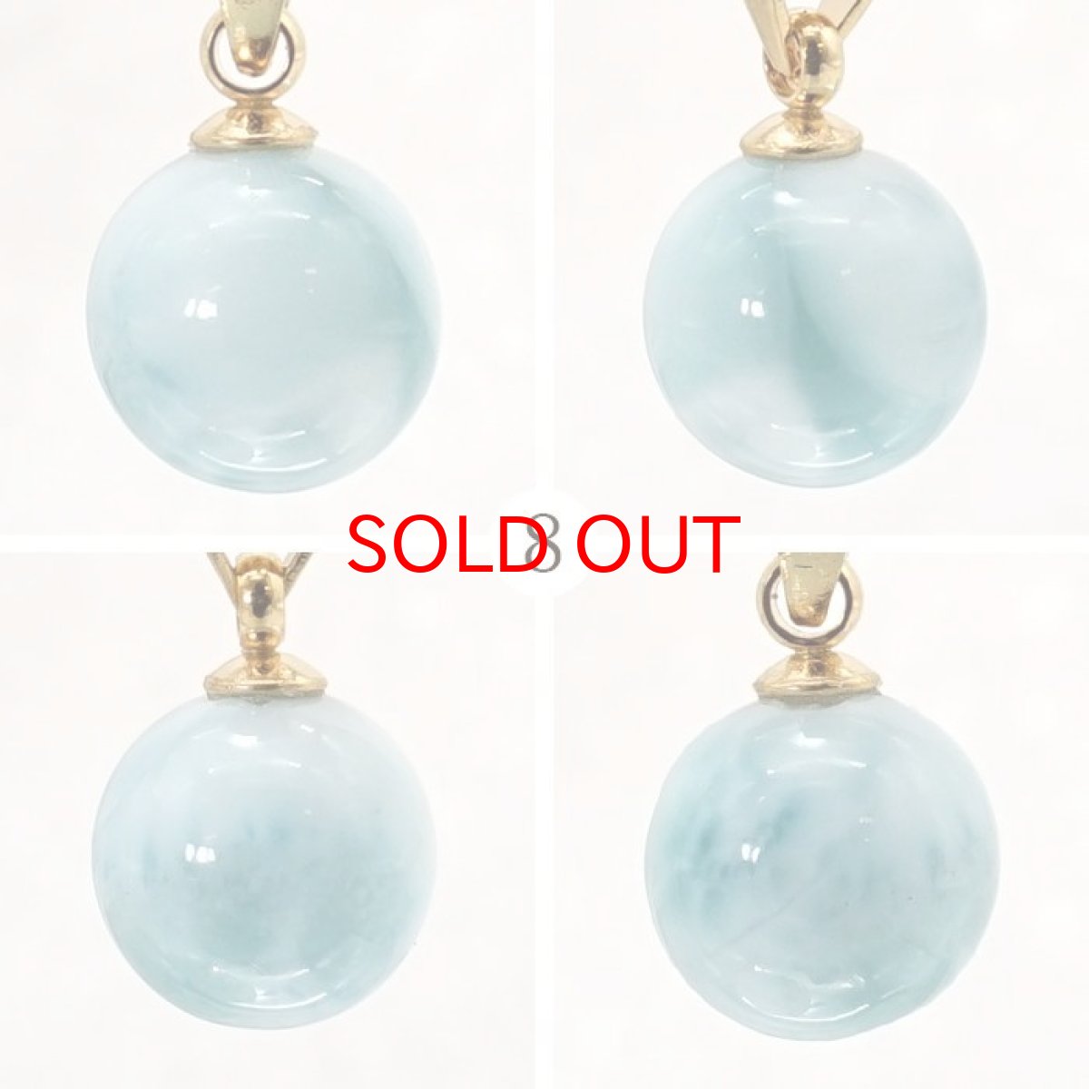 画像9: 【 一点もの 】 ラリマー ペンダントトップ ドミニカ産 日本製 Larimar ブルー・ペクトライト ネックレス お守り 浄化 天然石 パワーストーン カラーストーン (9)