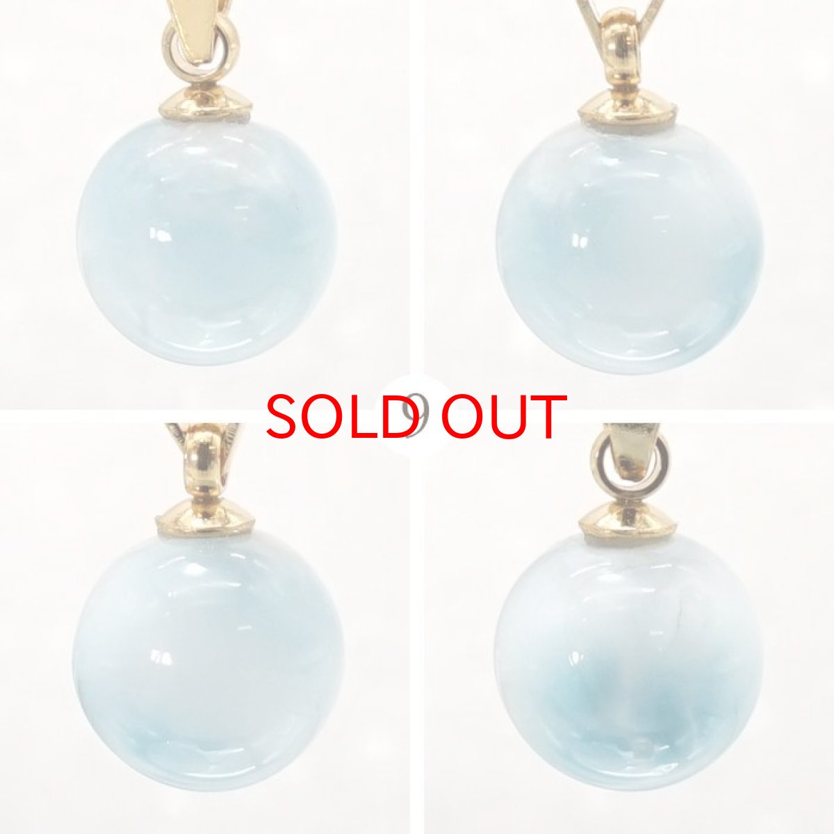 画像10: 【 一点もの 】 ラリマー ペンダントトップ ドミニカ産 日本製 Larimar ブルー・ペクトライト ネックレス お守り 浄化 天然石 パワーストーン カラーストーン (10)