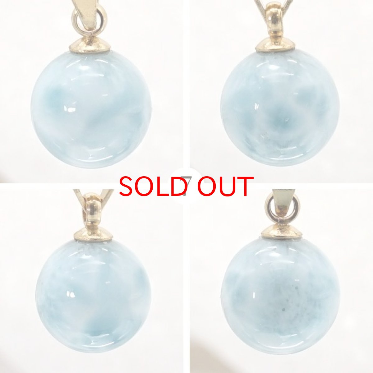 画像8: 【 一点もの 】 ラリマー ペンダントトップ ドミニカ産 日本製 Larimar ブルー・ペクトライト ネックレス お守り 浄化 天然石 パワーストーン カラーストーン (8)