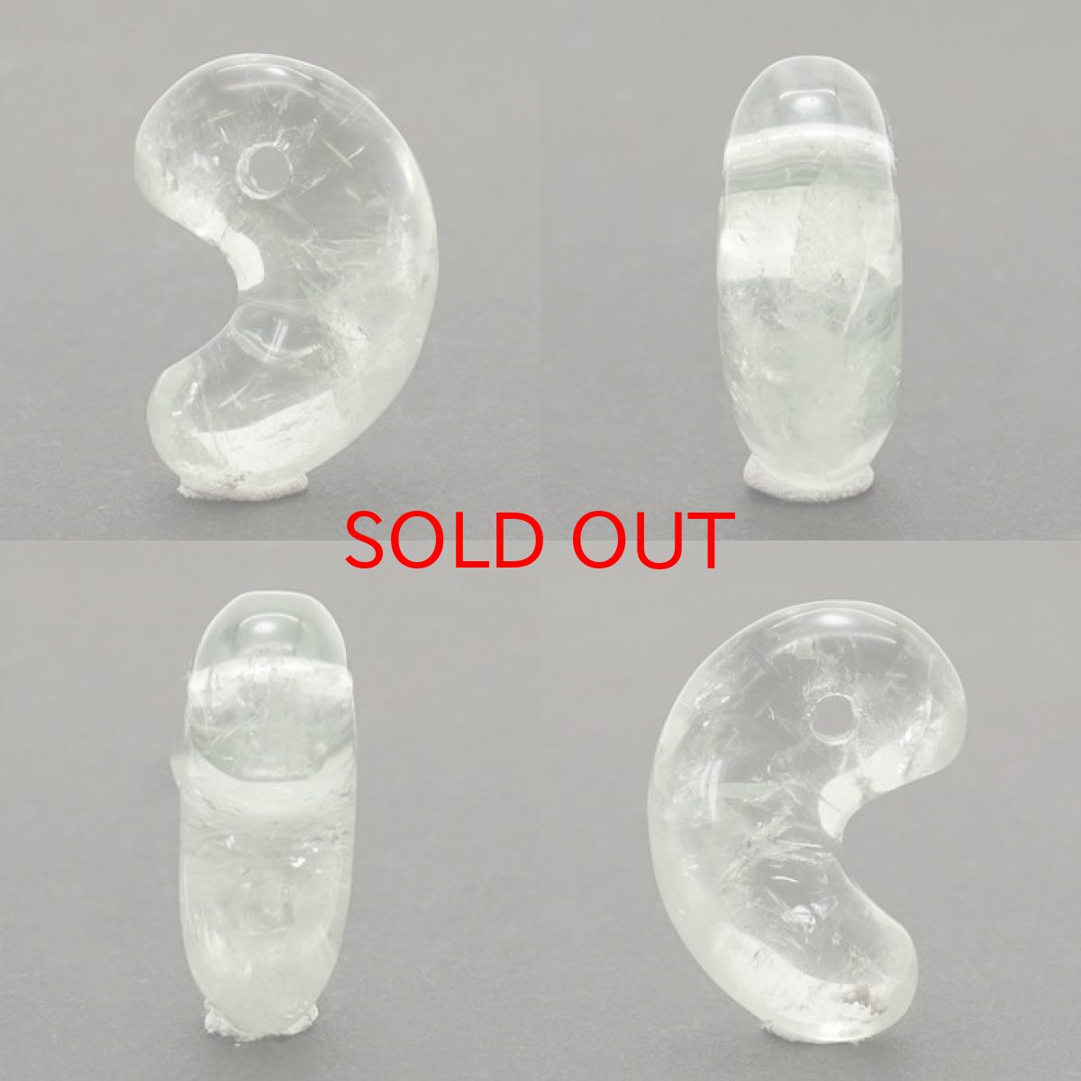 画像3: 【 一点もの 】 グリーンアメジスト 勾玉 ブラジル産 日本製 Green Amethyst 2月 誕生石 アメジスト お守り 浄化 送料無料 天然石 パワーストーン カラーストーン (3)