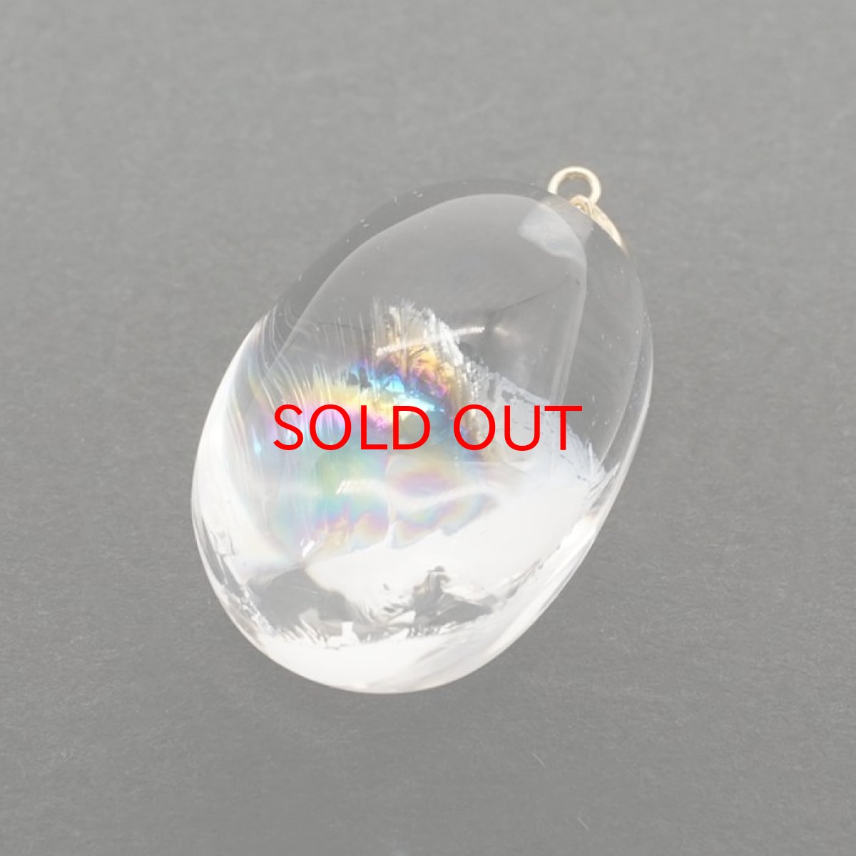 画像4: 【一点もの】 レインボークォーツ ペンダントトップ ブラジル産 日本製 Rainbow Quartz ネックレス お守り 浄化 送料無料 天然石 パワーストーン カラーストーン (4)