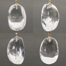 画像2: 【一点もの】 レインボークォーツ ペンダントトップ ブラジル産 日本製 Rainbow Quartz ネックレス お守り 浄化 送料無料 天然石 パワーストーン カラーストーン (2)