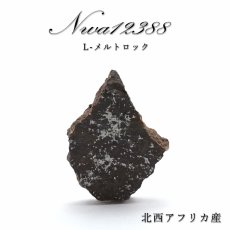 画像1: 【 一点物 】 NWA12388 隕石 アフリカ産 L-メルトロック NWA12388隕石 コンドライト 原石 天然石 パワーストーン カラーストーン (1)