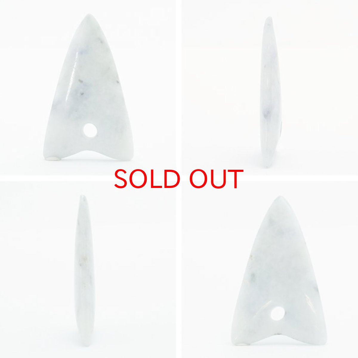 画像2: 【一点物】 【希少】 糸魚川翡翠 ラベンダーヒスイ TOP 3.7g 新潟県 貫通穴 幸運 ひすい ヒスイ 国石 パワーストーン 天然石 硬玉 ジェダイド  5月誕生石 糸魚川ひすい 健康運 お守り カラーストーン (2)