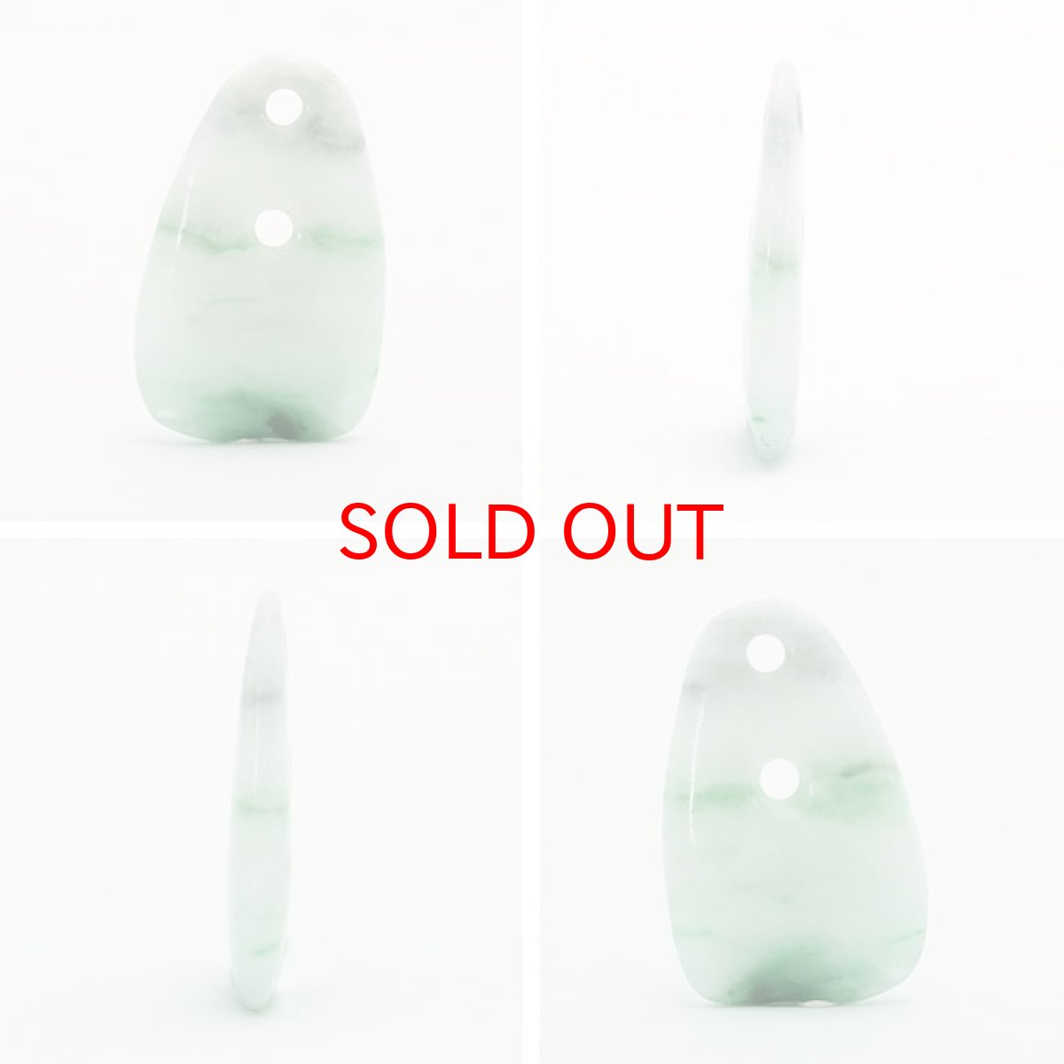 画像2: 【一点物】 【希少】 糸魚川翡翠 TOP 1.6g 新潟県 貫通穴 幸運 ひすい ヒスイ 国石 パワーストーン 天然石 硬玉 ジェダイド  5月誕生石 糸魚川ひすい 健康運 お守り カラーストーン (2)