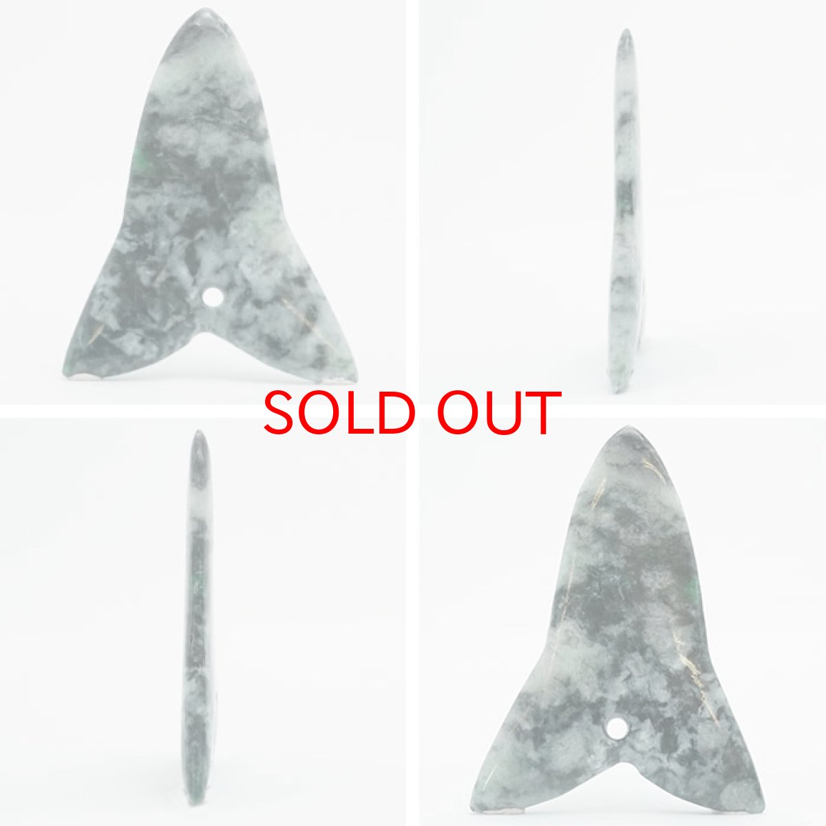 画像2: 【一点物】 【希少】 糸魚川翡翠 ヒスイ TOP 11.7g 新潟県 貫通穴 幸運 ひすい ヒスイ 国石 パワーストーン 天然石 硬玉 ジェダイド  5月誕生石 糸魚川ひすい 健康運 お守り カラーストーン (2)