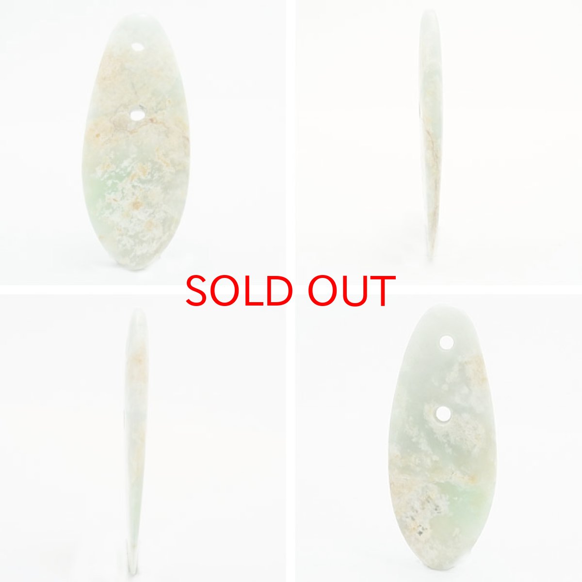 画像2: 【一点物】 【希少】 糸魚川翡翠 TOP 4.2g 新潟県 貫通穴 幸運 ひすい ヒスイ 国石 パワーストーン 天然石 硬玉 ジェダイド  5月誕生石 糸魚川ひすい 健康運 お守り カラーストーン (2)