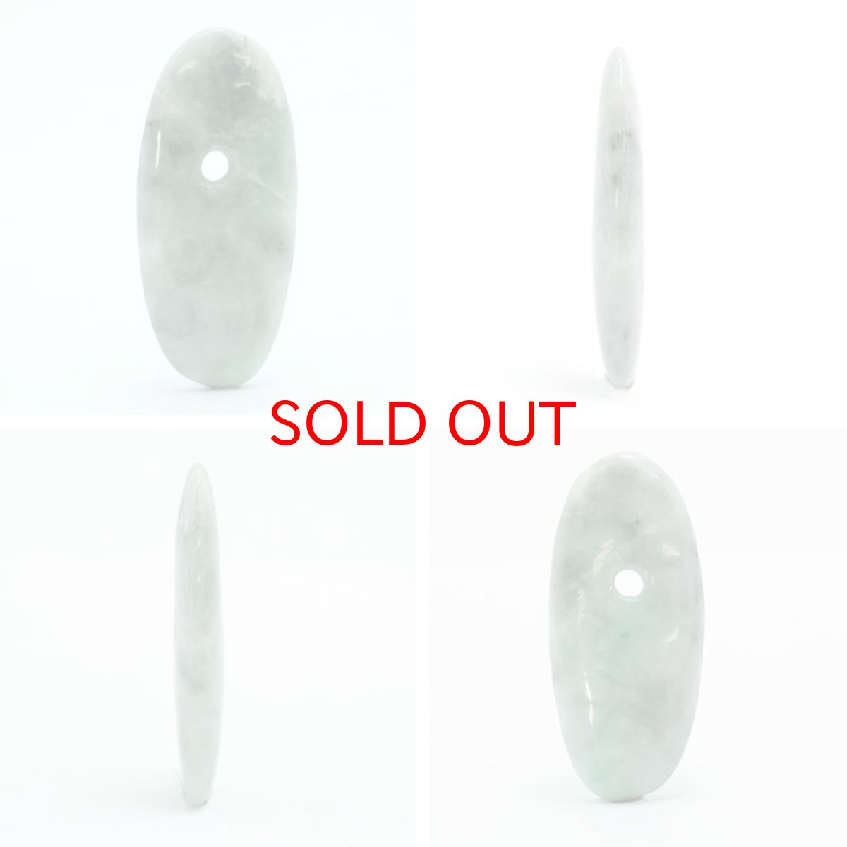 画像2: 【一点物】 【希少】 糸魚川翡翠 TOP 4.3g 新潟県 貫通穴 幸運 ひすい ヒスイ 国石 パワーストーン 天然石 硬玉 ジェダイド  5月誕生石 糸魚川ひすい 健康運 お守り カラーストーン (2)