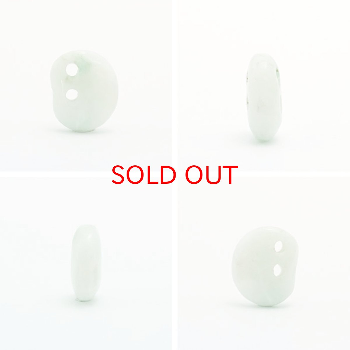 画像2: 【一点物】 【希少】 糸魚川翡翠 TOP 1.7g 新潟県 貫通穴 幸運 ひすい ヒスイ 国石 パワーストーン 天然石 硬玉 ジェダイド  5月誕生石 糸魚川ひすい 健康運 お守り カラーストーン (2)