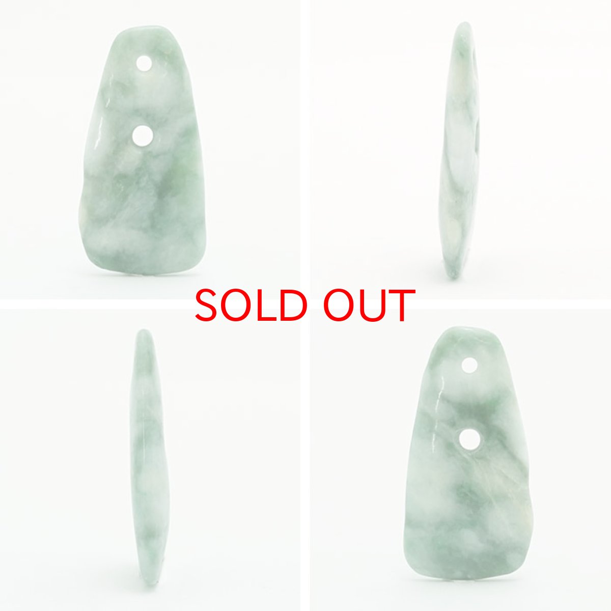 画像2: 【一点物】 【希少】 糸魚川翡翠 TOP 2.8g 新潟県 貫通穴 幸運 ひすい ヒスイ 国石 パワーストーン 天然石 硬玉 ジェダイド  5月誕生石 糸魚川ひすい 健康運 お守り カラーストーン (2)