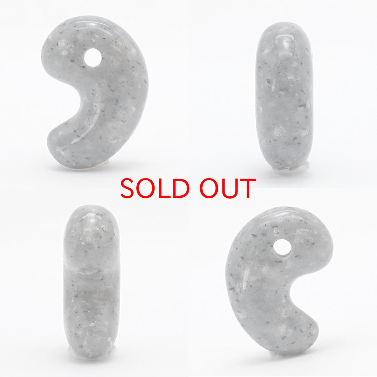 画像2: 【日本の石】青海薬石 勾玉 新潟県産 25mm Aomi yakuseki magatama 天然石 パワーストーン カラーストーン (2)