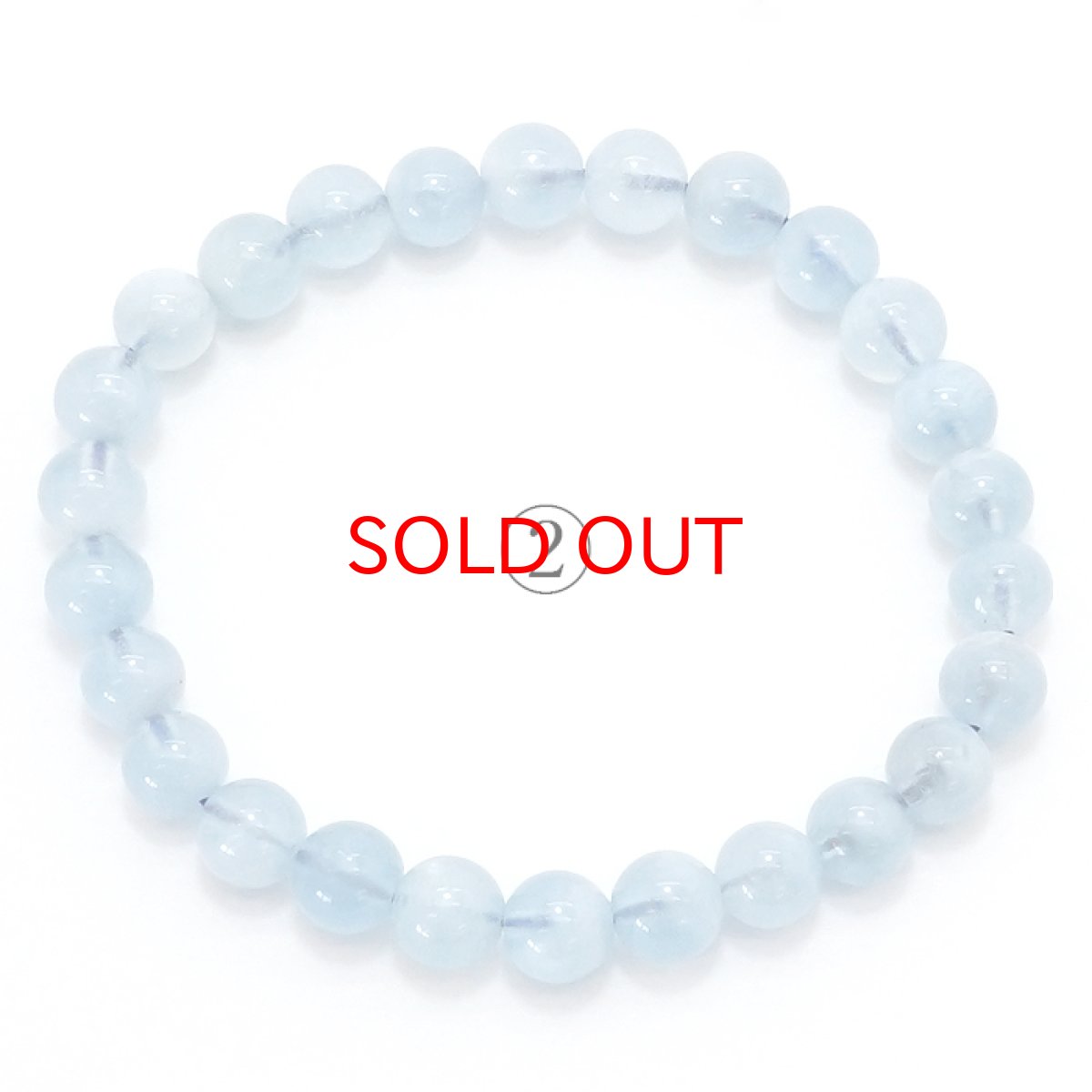 画像4: 【 一点もの 】 ホワイトクラウドアクアマリン ブレスレット 7mm ブラジル産 White Cloud Aquamarine アクアマリン 3月 誕生石 天然石 パワーストーン カラーストーン (4)