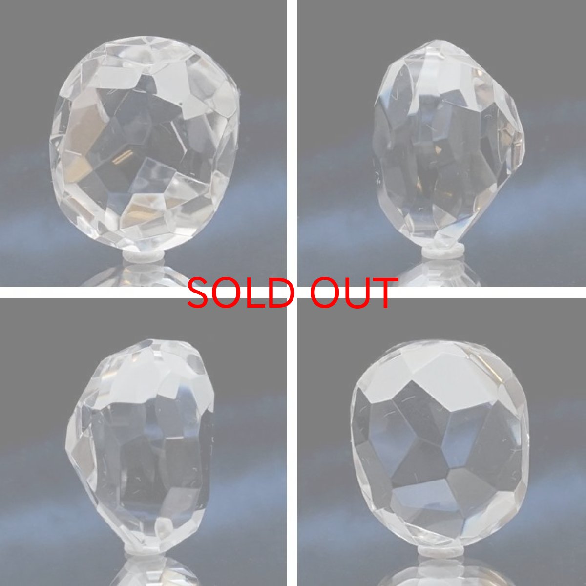 画像2: 山梨黒平水晶 ルース 約13.0ct オーバルカット 【 一点もの 】 山梨県産 稀少価値 裸石 日本銘石 国産水晶 黒平 お守り パワーストーン 天然石 カラーストーン 【正規販売店】 (2)