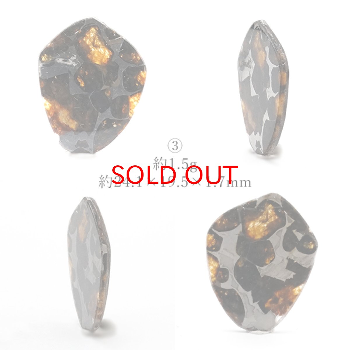 画像6: 【一点物】 セリコ隕石 ケニア産 パラサイト  meteorite Parasite (6)