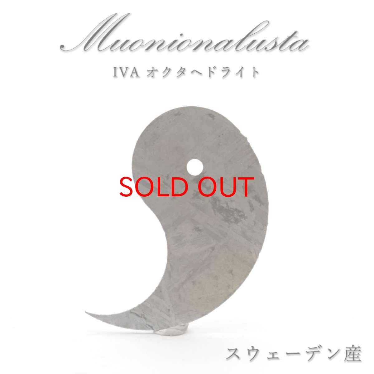 画像1: 【SALE 20%OFF】 【 一点物 】 ムオニオナルスタ隕石 スウェーデン産 IVA オクタヘドライト ムオニオナルスタ 原石 隕石 天然石 パワーストーン カラーストーン (1)