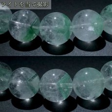 画像3: 【 一点物 】アップルグリーンファントム ブレスレット 11mm マダガスカル産 ファントムクォーツ ファントム水晶 天然石 パワーストーン カラーストーン (3)