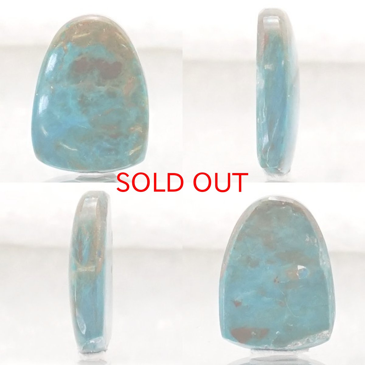 画像2: 【一点物】オパリーナ ルース 4.9ct  ペルー産 アンデスオパール ブルーオパール コモンオパール 天然石 パワーストーン ギフト プレゼント カラーストーン (2)