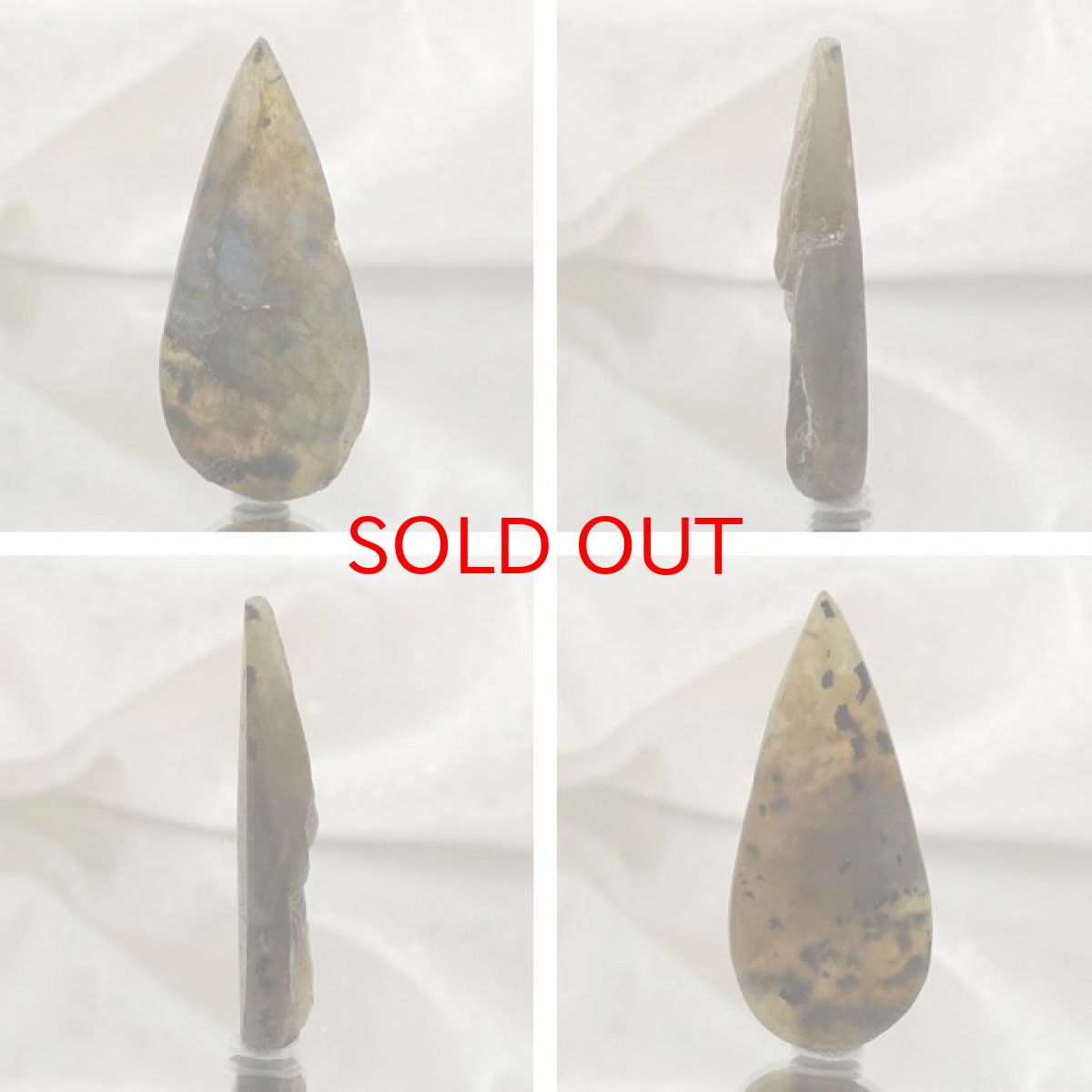 画像2: 【 一点もの 】 ラブラドライト ルース 19.9ct マダガスカル産 へき開 Labradorite ラブラド 曹灰長石 ラブラドレッセンス 裸石 天然石 パワーストーン カラーストーン (2)