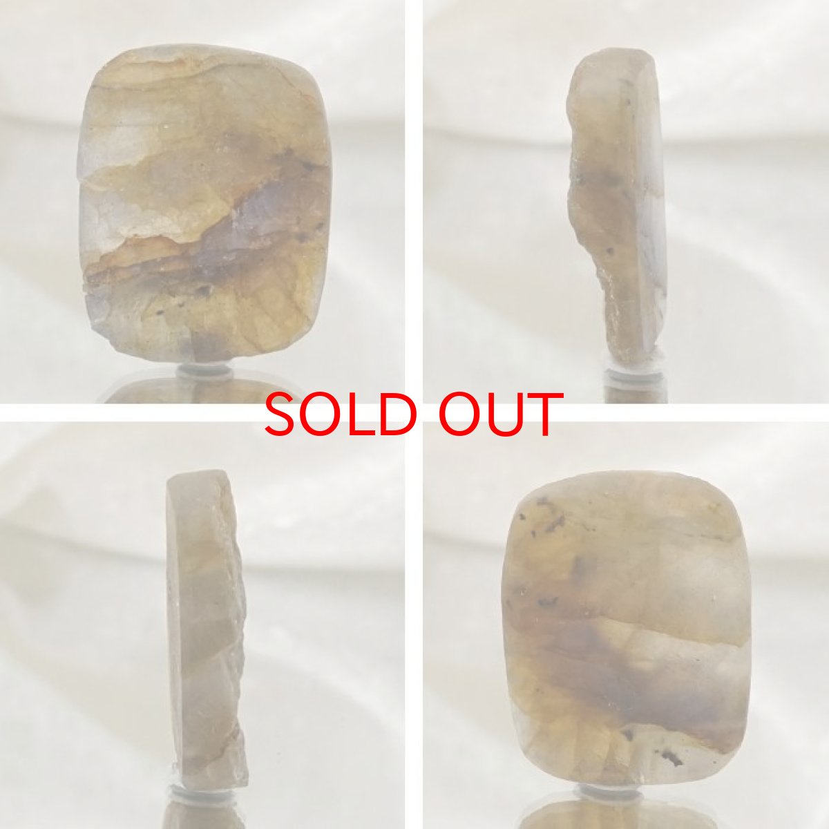 画像2: 【 一点もの 】 ラブラドライト ルース 18.1ct マダガスカル産 へき開 Labradorite ラブラド 曹灰長石 ラブラドレッセンス 裸石 天然石 パワーストーン カラーストーン (2)