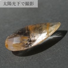 画像4: 【 一点もの 】ゴールデンニードルトパーズ ルース 37.00ct ブラジル産 Golden Needle Topaz トパーズ 11月 誕生石 希少石 レア 天然石 パワーストーン カラーストーン (4)