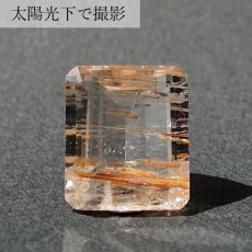 画像3: 【 一点もの 】ゴールデンニードルトパーズ ルース 9.30ct ブラジル産 Golden Needle Topaz トパーズ 11月 誕生石 希少石 レア 天然石 パワーストーン カラーストーン (3)