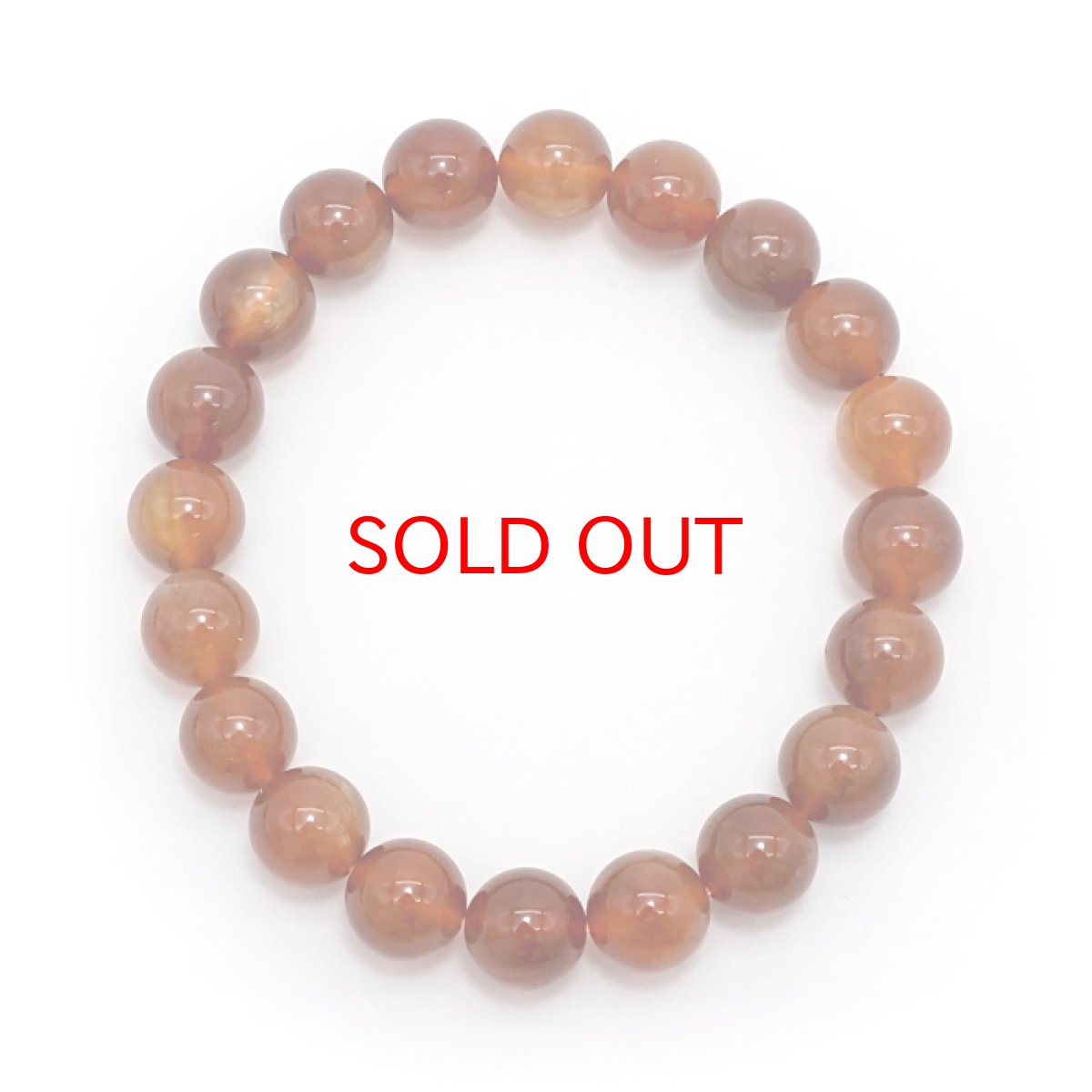 画像4: 【 一点もの 】 チベットサンストーン ブレスレット 10mm チベット産 アンデシン サンストーン 天然石 パワーストーン カラーストーン (4)