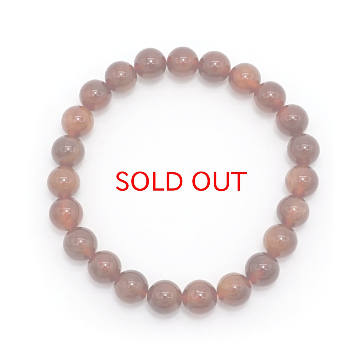 画像4: 【20%OFFセール】 【 一点もの 】 チベットサンストーン ブレスレット 8mm チベット産 アンデシン サンストーン 天然石 パワーストーン カラーストーン (4)