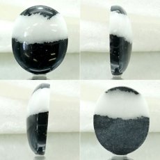 画像2: 【一点物】ホワイトバッファロージャスパー ルース 19.29ct インド産 White Buffalo Jasper 天然石 パワーストーン カラーストーン (2)