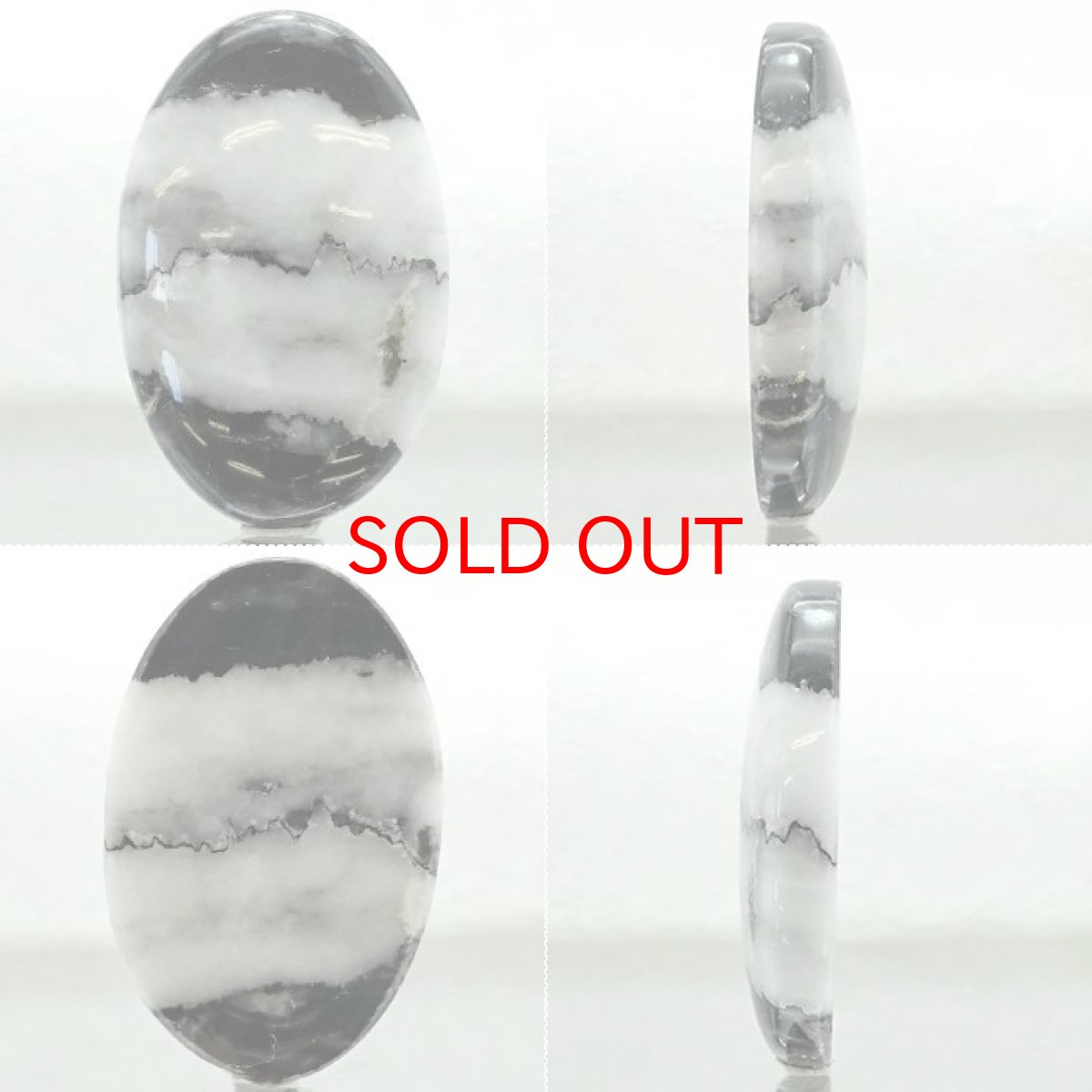 画像2: 【一点物】ホワイトバッファロージャスパー ルース 26.54ct インド産 White Buffalo Jasper 天然石 パワーストーン カラーストーン (2)