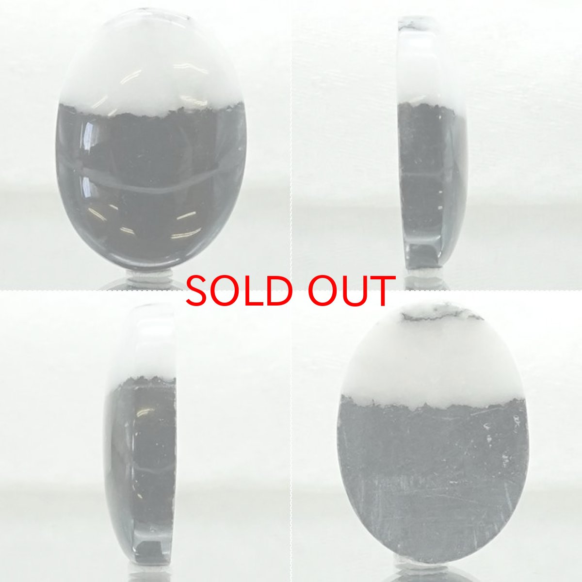 画像2: 【20%OFFセール】 【一点物】ホワイトバッファロージャスパー ルース 22.02ct インド産 White Buffalo Jasper 天然石 パワーストーン カラーストーン (2)