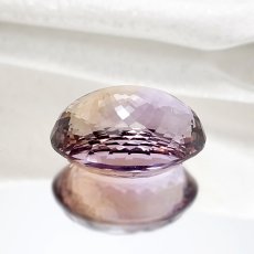 画像5: 【 一点もの 】 アメトリン ルース 127.8ct オーバルカット ブラジル産 Ametrine アメジスト シトリン バイカラー 誕生石 希少石 天然石 パワーストーン カラーストーン (5)