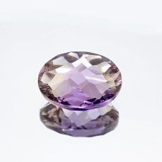 画像3: 【 一点もの 】 アメトリン ルース 4.2ct オーバルミックスカット ブラジル産 Ametrine アメジスト シトリン バイカラー 誕生石 希少石 天然石 パワーストーン カラーストーン (3)