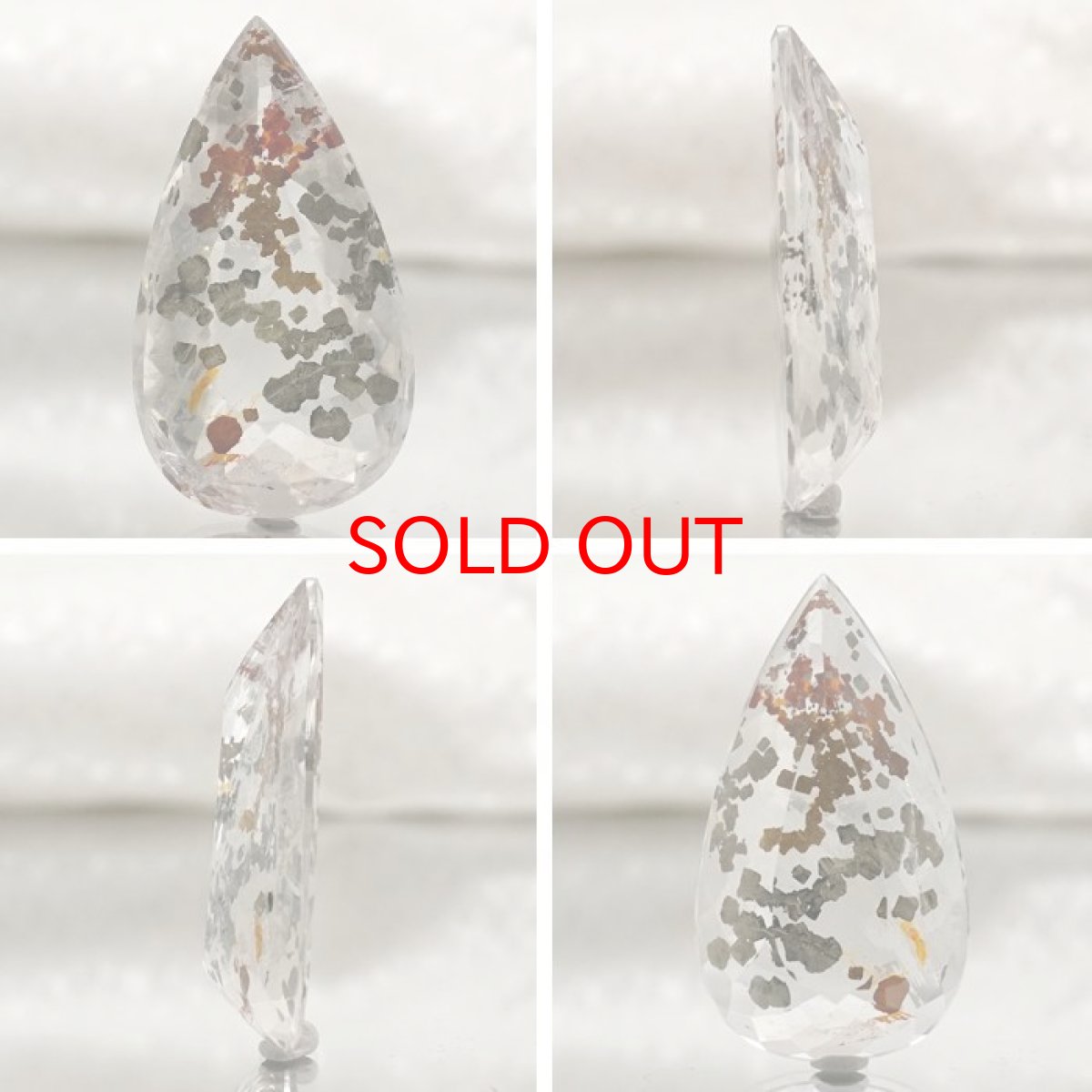 画像2: 【20%OFFセール】 【 一点もの 】 マルカジットインクォーツ ルース 28.25ct ブラジル産 marcasite マーカサイトインクォーツ 水晶 マルカジット 裸石 希少石 天然石 パワーストーン カラーストーン (2)