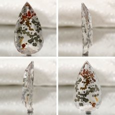 画像2: 【 一点もの 】 マルカジットインクォーツ ルース 28.25ct ブラジル産 marcasite マーカサイトインクォーツ 水晶 マルカジット 裸石 希少石 天然石 パワーストーン カラーストーン (2)