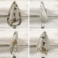 画像2: 【 一点もの 】 マルカジットインクォーツ ルース 59.15ct ブラジル産 marcasite マーカサイトインクォーツ 水晶 マルカジット 裸石 希少石 天然石 パワーストーン カラーストーン (2)