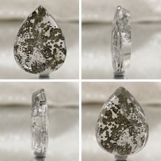 画像2: 【 一点もの 】 マルカジットインクォーツ ルース 22.30ct ブラジル産 marcasite マーカサイトインクォーツ 水晶 マルカジット 裸石 希少石 天然石 パワーストーン カラーストーン (2)