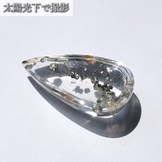 画像3: 【 一点もの 】 マルカジットインクォーツ ルース 59.15ct ブラジル産 marcasite マーカサイトインクォーツ 水晶 マルカジット 裸石 希少石 天然石 パワーストーン カラーストーン (3)