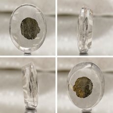 画像2: 【 一点もの 】 マルカジットインクォーツ ルース 24.00ct ブラジル産 marcasite マーカサイトインクォーツ 水晶 マルカジット 裸石 希少石 天然石 パワーストーン カラーストーン (2)