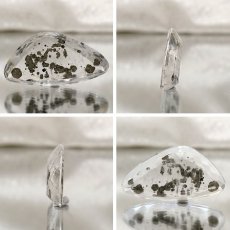 画像2: 【 一点もの 】 マルカジットインクォーツ ルース 25.70ct ブラジル産 marcasite マーカサイトインクォーツ 水晶 マルカジット 裸石 希少石 天然石 パワーストーン カラーストーン (2)