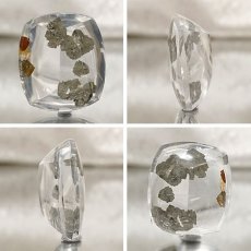 画像2: 【 一点もの 】 マルカジットインクォーツ ルース 37.25ct ブラジル産 marcasite マーカサイトインクォーツ 水晶 マルカジット 裸石 希少石 天然石 パワーストーン カラーストーン (2)