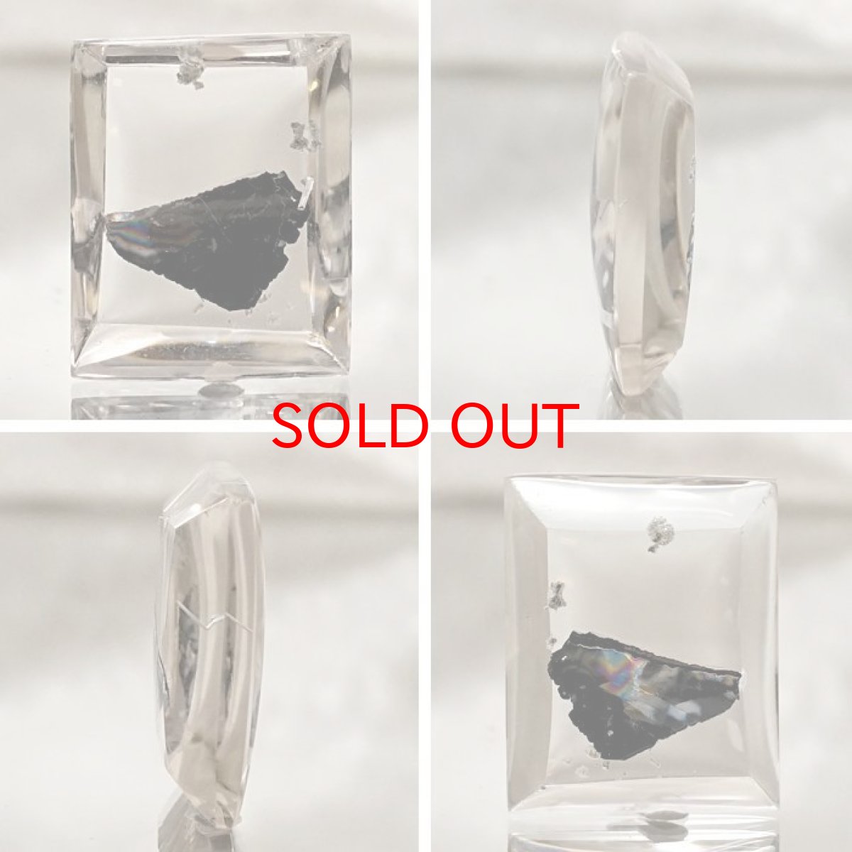 画像2: 【 一点もの 】 マルカジットインクォーツ ルース 15.60ct ブラジル産 marcasite マーカサイトインクォーツ 水晶 マルカジット 裸石 希少石 天然石 パワーストーン カラーストーン (2)